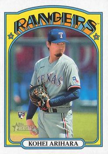 #609 Kohei Arihara - Texas Rangers - 2021 Topps Heritage Baseball
