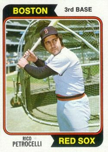 #609 Rico Petrocelli - Boston Red Sox - 1974 Topps Baseball