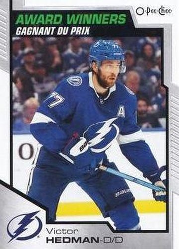 #609 Victor Hedman - Tampa Bay Lightning - 2020-21 O-Pee-Chee Update Hockey
