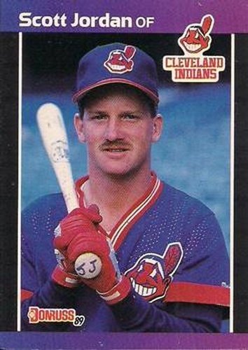 #609 Scott Jordan - Cleveland Indians - 1989 Donruss Baseball