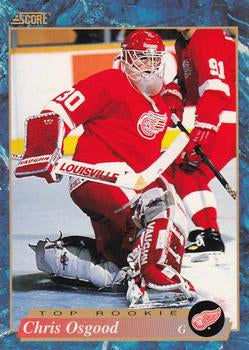 #609 Chris Osgood - Detroit Red Wings - 1993-94 Score Canadian Hockey