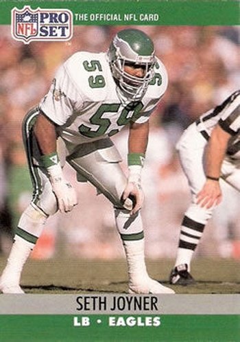 #609 Seth Joyner - Philadelphia Eagles - 1990 Pro Set Football