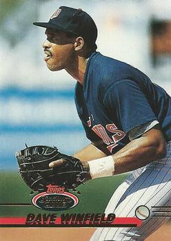 #609 Dave Winfield - Minnesota Twins - 1993 Stadium Club Baseball