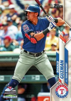 #609 Ronald Guzman - Texas Rangers - 2020 Topps Baseball
