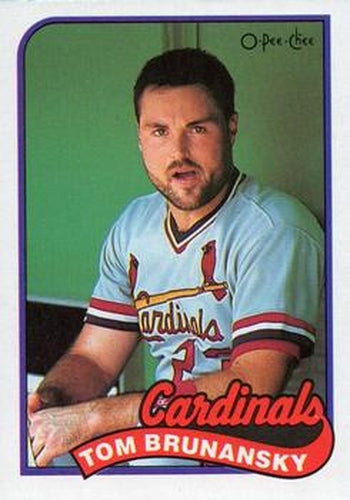#60 Tom Brunansky - St. Louis Cardinals - 1989 O-Pee-Chee Baseball