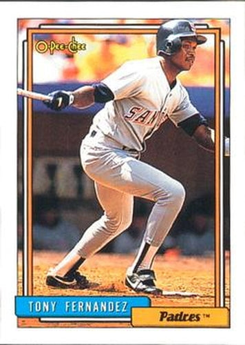 #60 Tony Fernandez - San Diego Padres - 1992 O-Pee-Chee Baseball