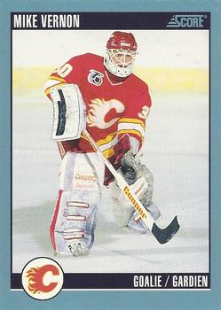 #60 Mike Vernon - Calgary Flames - 1992-93 Score Canadian Hockey