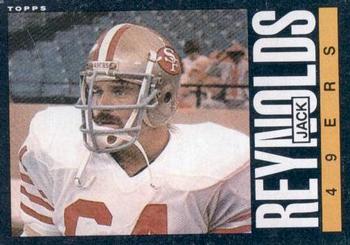 #160 Jack Reynolds - San Francisco 49ers - 1985 Topps Football