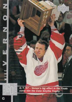 #60 Mike Vernon - Detroit Red Wings - 1997-98 Upper Deck Hockey