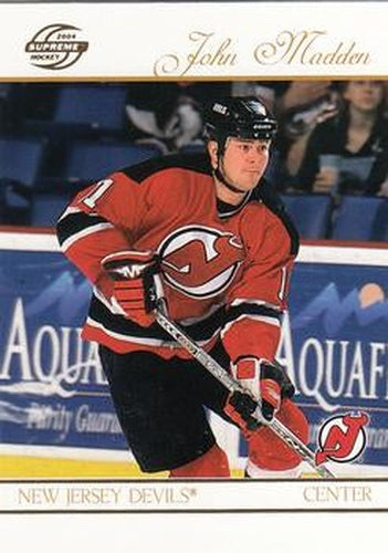 #60 John Madden - New Jersey Devils - 2003-04 Pacific Supreme Hockey