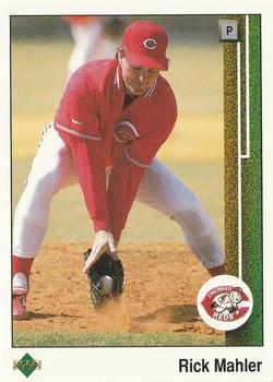 #760 Rick Mahler - Cincinnati Reds - 1989 Upper Deck Baseball