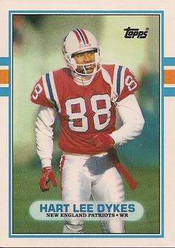#60T Hart Lee Dykes - New England Patriots - 1989 Topps Traded Football