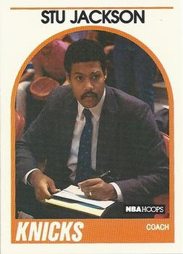 #60 Stu Jackson - New York Knicks - 1989-90 Hoops Basketball