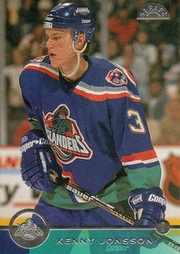 #60 Kenny Jonsson - New York Islanders - 1996-97 Leaf Hockey