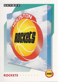 #360 Houston Rockets Logo - Houston Rockets - 1991-92 SkyBox Basketball