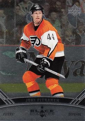 #60 Joni Pitkanen - Philadelphia Flyers - 2006-07 Upper Deck Black Diamond Hockey