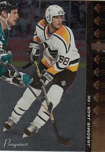 #SP-60 Jaromir Jagr - Pittsburgh Penguins - 1994-95 Upper Deck Hockey - SP