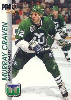 #60 Murray Craven - Hartford Whalers - 1992-93 Pro Set Hockey