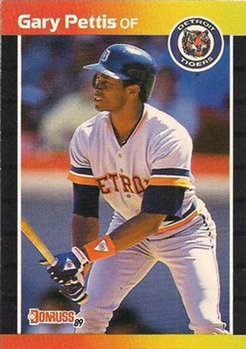 #60 Gary Pettis - Detroit Tigers - 1989 Donruss Baseball