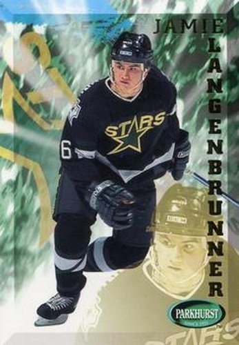 #60 Jamie Langenbrunner - Dallas Stars - 1995-96 Parkhurst International Hockey