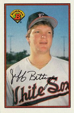 #60 Jeff Bittiger - Chicago White Sox - 1989 Bowman Baseball