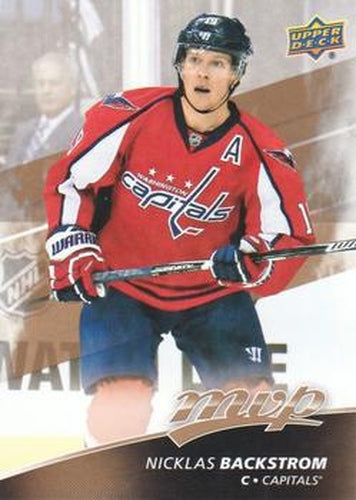 #60 Nicklas Backstrom - Washington Capitals - 2017-18 Upper Deck MVP Hockey