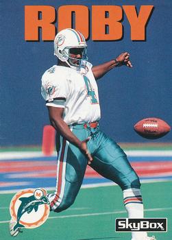 #60 Reggie Roby - Miami Dolphins - 1992 SkyBox Impact Football