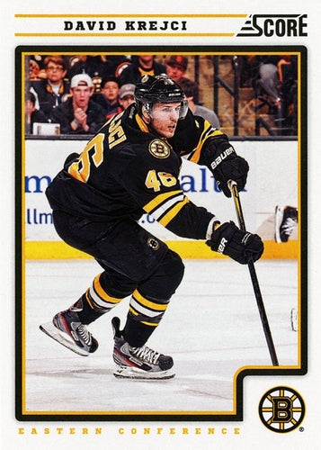 #60 David Krejci - Boston Bruins - 2012-13 Score Hockey