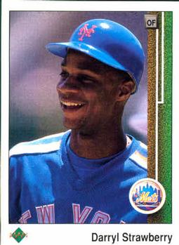 #260 Darryl Strawberry - New York Mets - 1989 Upper Deck Baseball
