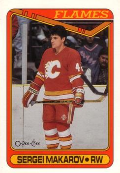 #60 Sergei Makarov - Calgary Flames - 1990-91 O-Pee-Chee Hockey