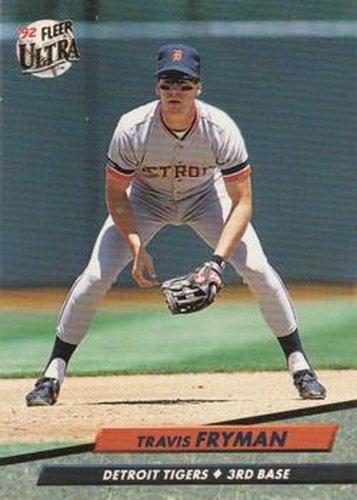 #60 Travis Fryman - Detroit Tigers - 1992 Ultra Baseball