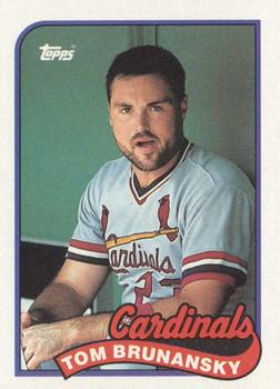 #60 Tom Brunansky - St. Louis Cardinals - 1989 Topps Baseball
