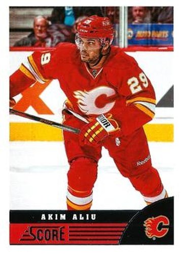 #60 Akim Aliu - Calgary Flames - 2013-14 Score Hockey