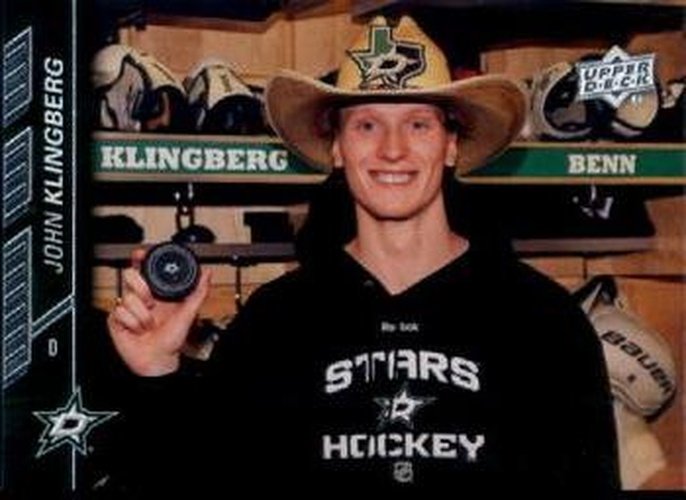 #60 John Klingberg - Dallas Stars - 2015-16 Upper Deck Hockey