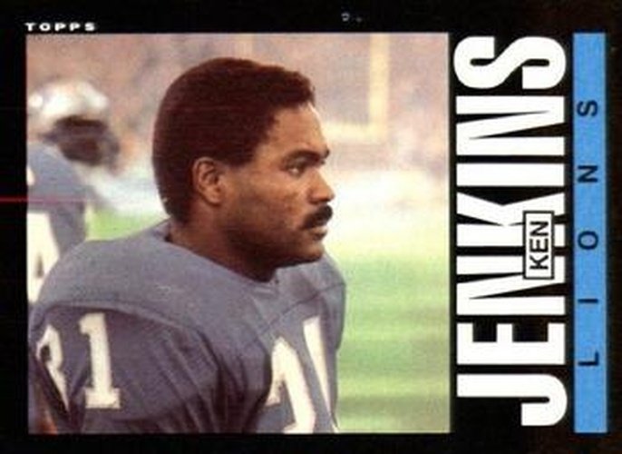 #60 Ken Jenkins - Detroit Lions - 1985 Topps Football