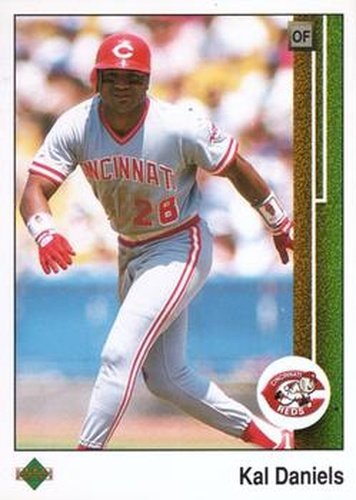 #160 Kal Daniels - Cincinnati Reds - 1989 Upper Deck Baseball