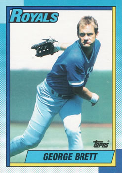 #60 George Brett - Kansas City Royals - 1990 Topps Baseball