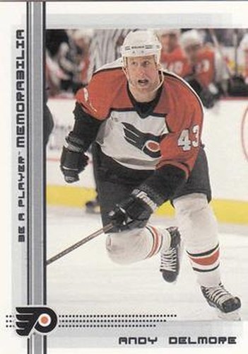 #60 Andy Delmore - Philadelphia Flyers - 2000-01 Be a Player Memorabilia Hockey