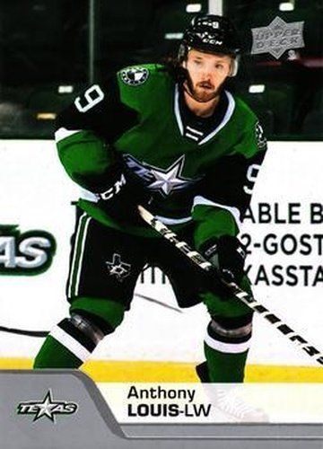 #60 Anthony Louis - Texas Stars - 2020-21 Upper Deck AHL Hockey