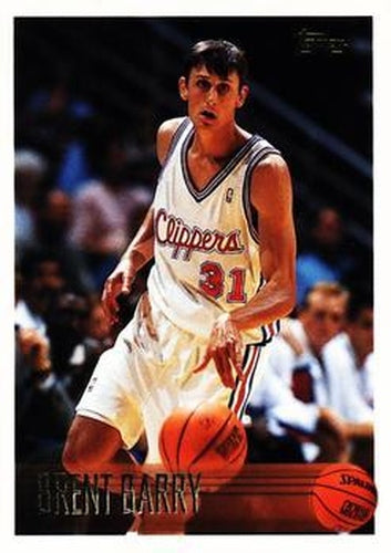 #60 Brent Barry - Los Angeles Clippers - 1996-97 Topps Basketball