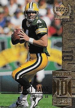 #60 Brett Favre - Green Bay Packers - 1999 Upper Deck Century Legends Football