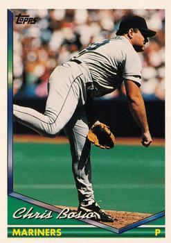 #60 Chris Bosio - Seattle Mariners - 1994 Topps Baseball