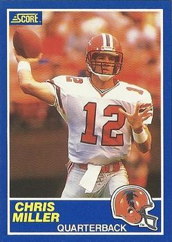 #60 Chris Miller - Atlanta Falcons - 1989 Score Football