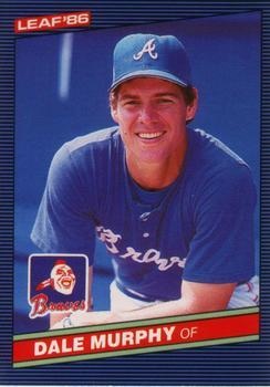 #60 Dale Murphy - Atlanta Braves - 1986 Leaf Baseball