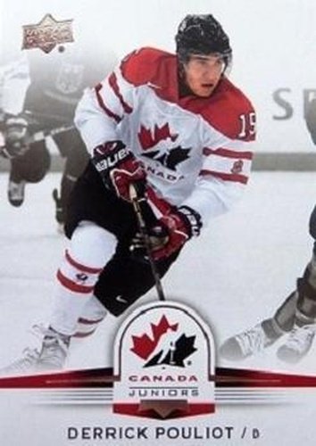 #60 Derrick Pouliot - Canada - 2014-15 Upper Deck Team Canada Juniors Hockey