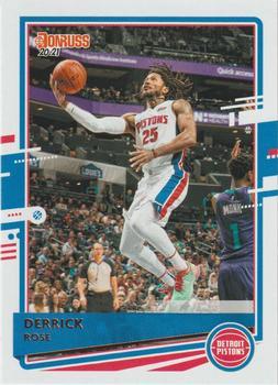 #60 Derrick Rose - Detroit Pistons - 2020-21 Donruss Basketball