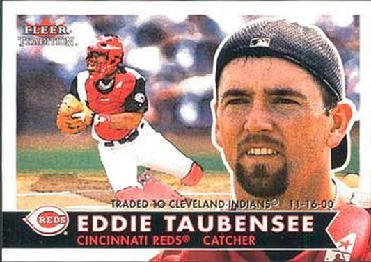 #60 Eddie Taubensee - Cleveland Indians - 2001 Fleer Tradition Baseball