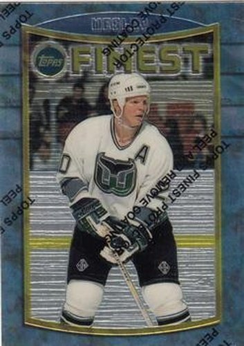 #60 Glen Wesley - Hartford Whalers - 1994-95 Finest Hockey