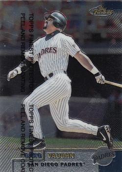 #60 Greg Vaughn - San Diego Padres - 1999 Finest Baseball