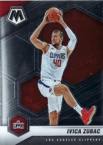#60 Ivica Zubac - Los Angeles Clippers - 2020-21 Panini Mosaic Basketball